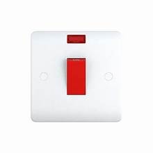 TORONTO 45A 1 GANG DP SWITCH (3X6)