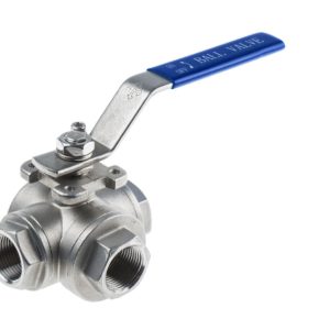 NOVEX 3-Way Ball Valve Tee Connector