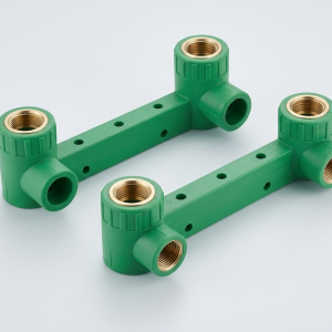 BRASS WALL MOUNTED ELBO GROUP - NOVEX